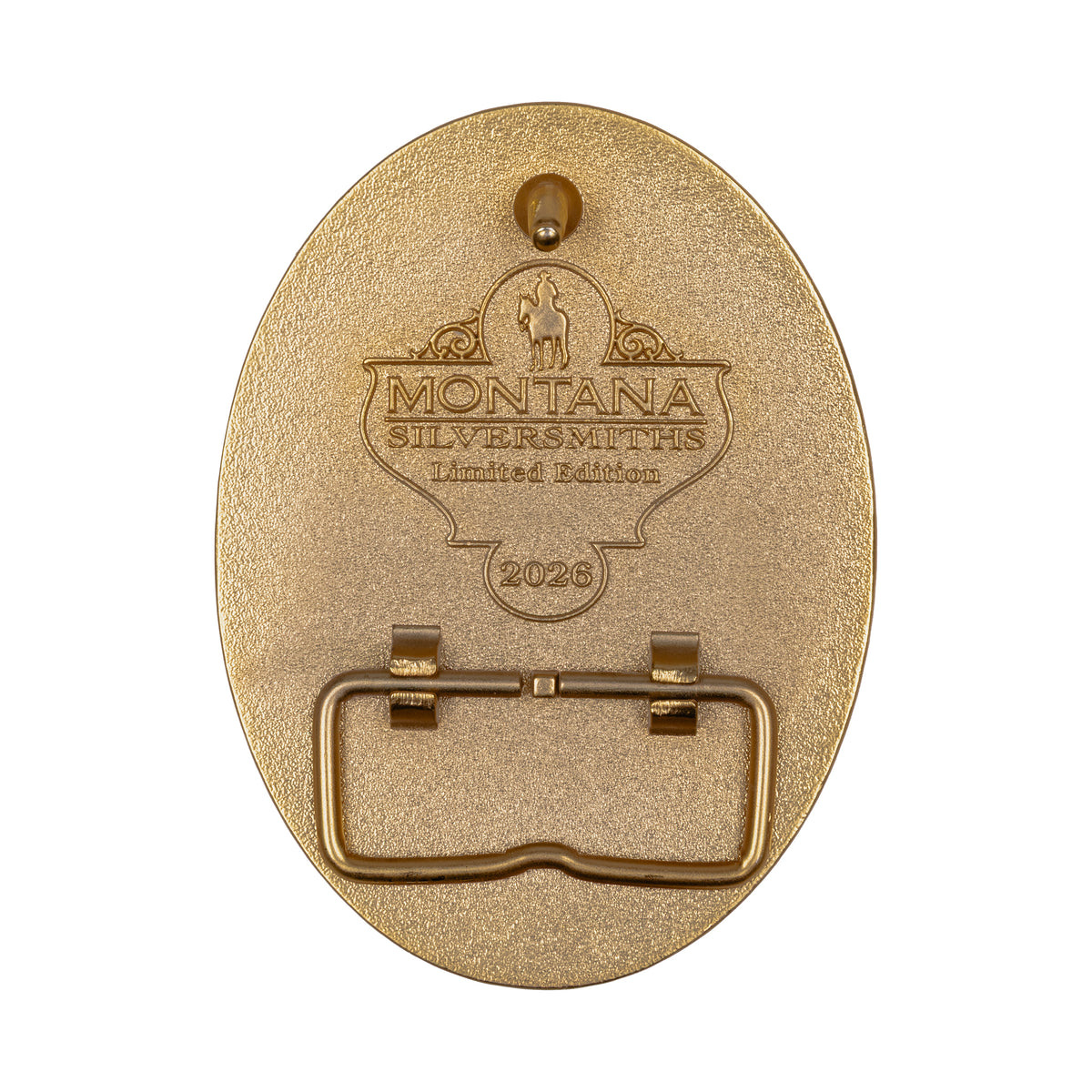 Back image of the 2026 Pendleton Whisky Belt Buckle