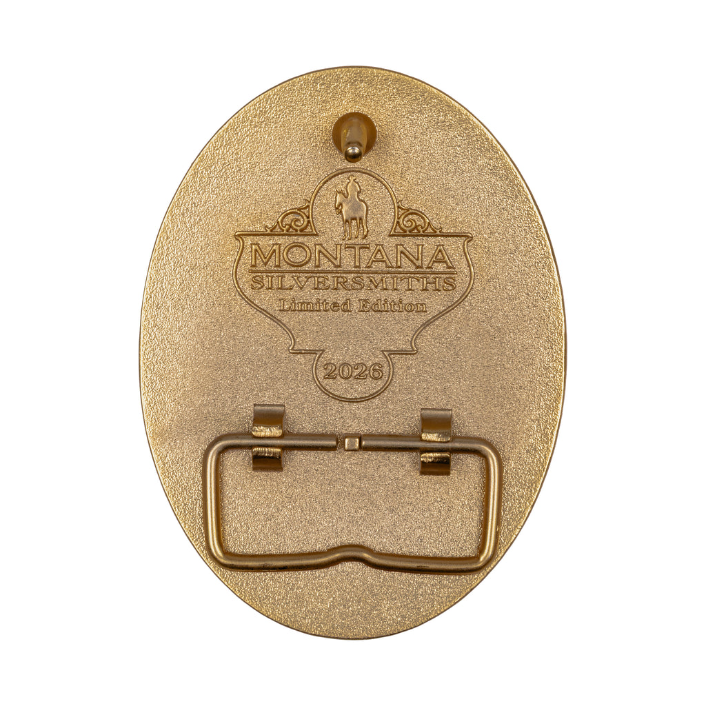 Back image of the 2026 Pendleton Whisky Belt Buckle