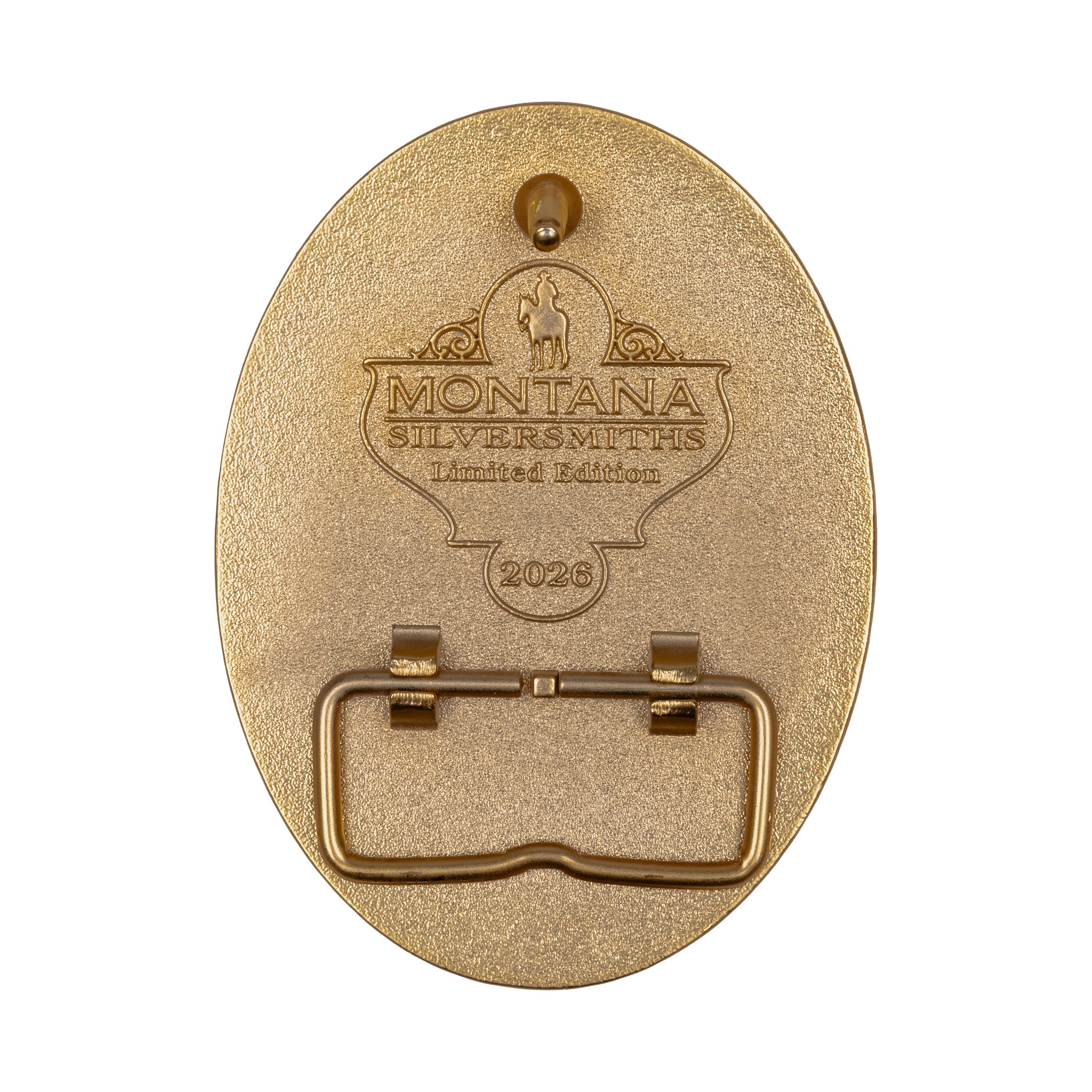 Back image of the 2026 Pendleton Whisky Belt Buckle