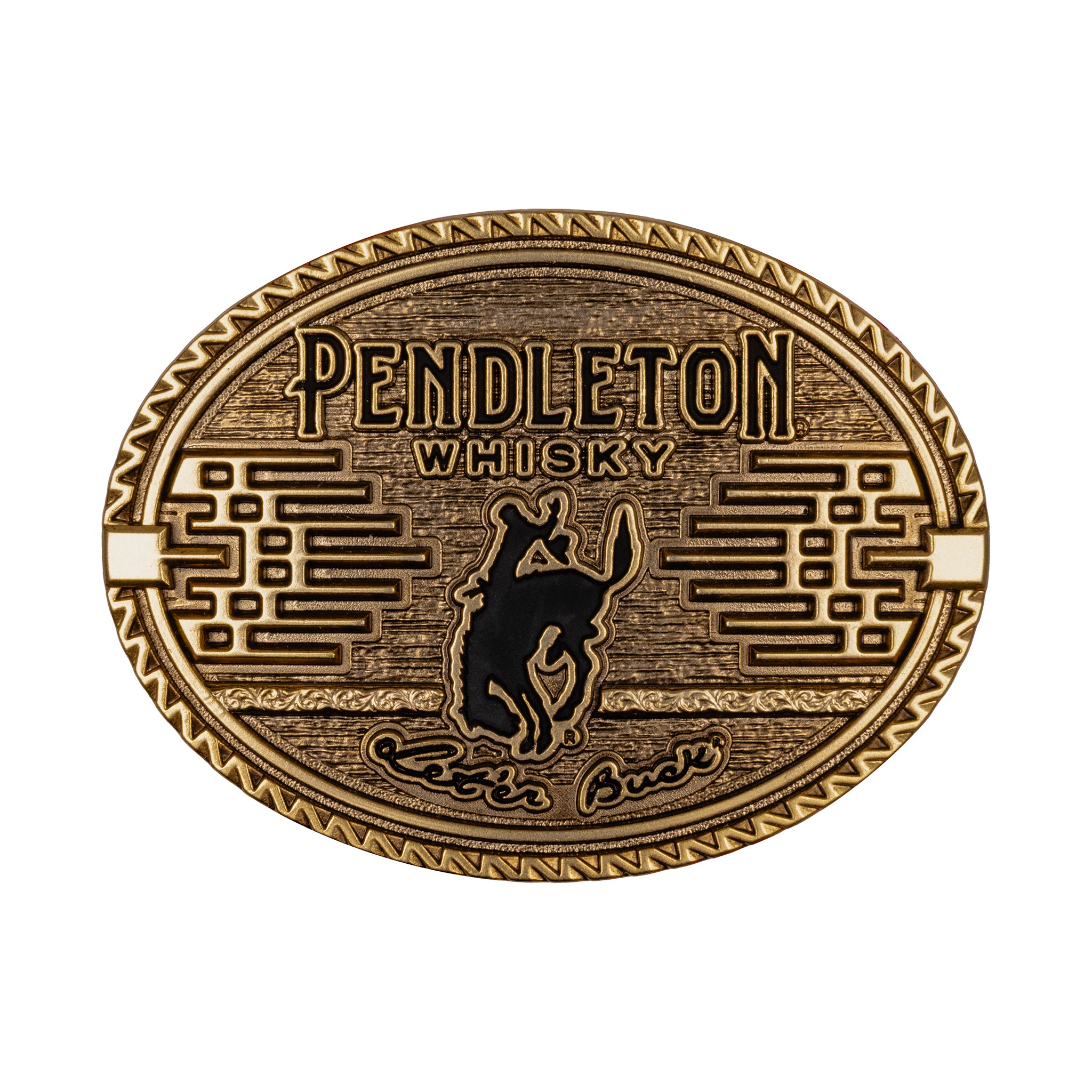 Front image of the 2026 Pendleton Whisky Belt Buckle