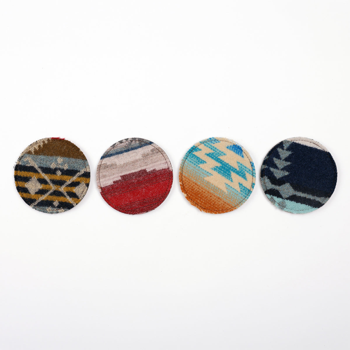 Leather & Wool Coasters