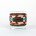 Wool & Leather Glass Wrap with Rocks Glass