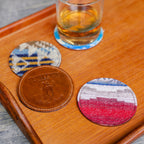 Leather & Wool Coasters