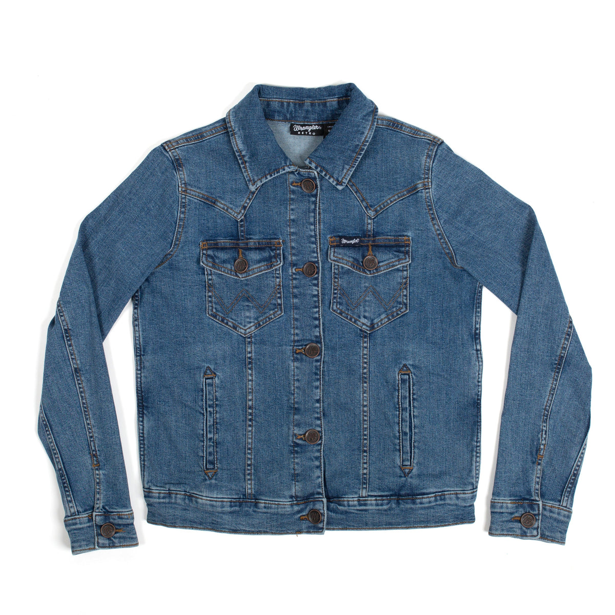Flatlay view of the front of the Women's Pendleton®️ Whisky Wrangler Jacket on white background
