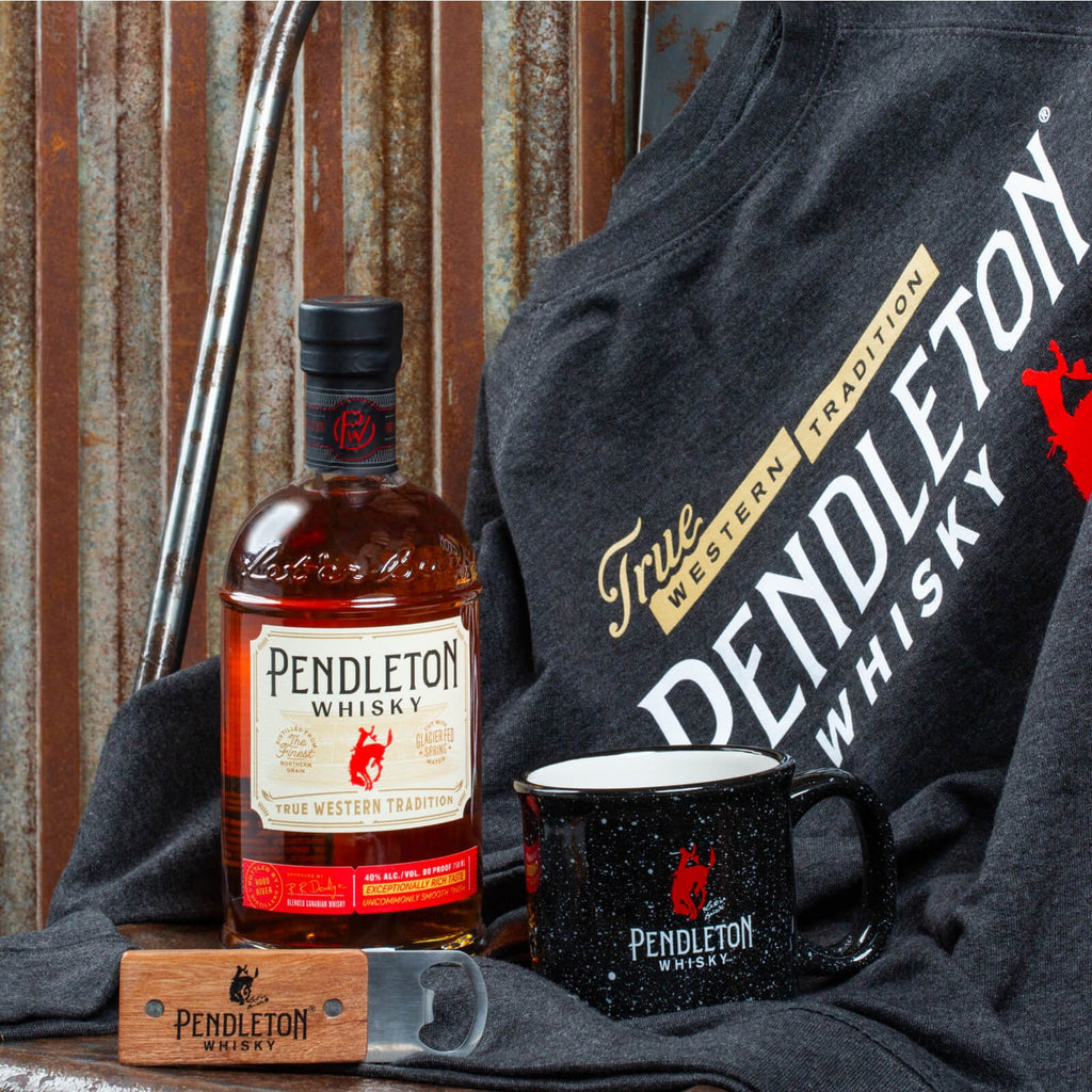 Group shot of Pendleton® Whisky Cozy Night In Bundle