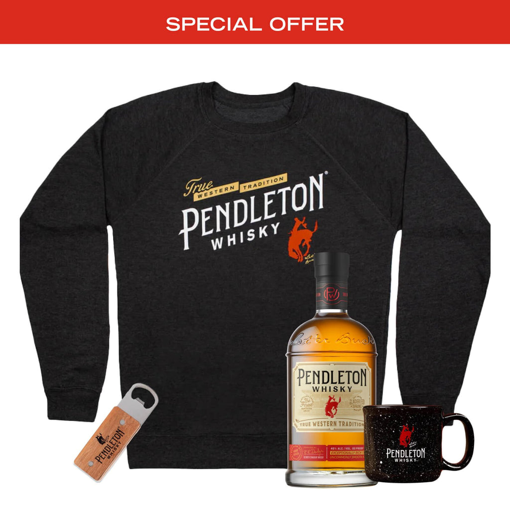 Group shot of Pendleton® Whisky Cozy Night In Bundle on white background