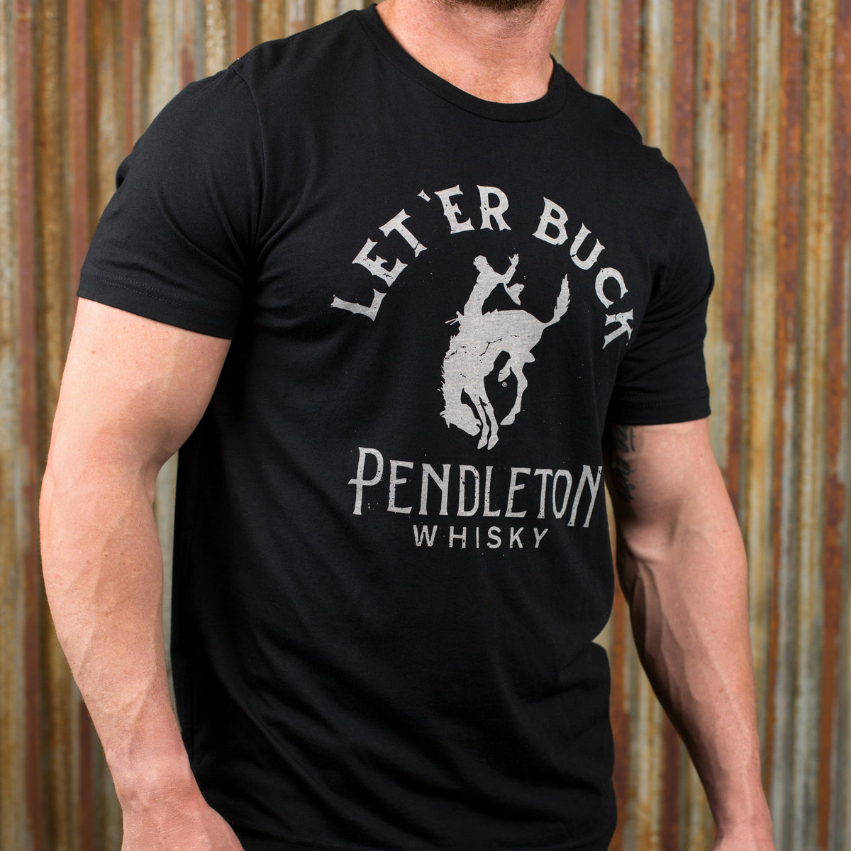 Black Let er Buck T-Shirt