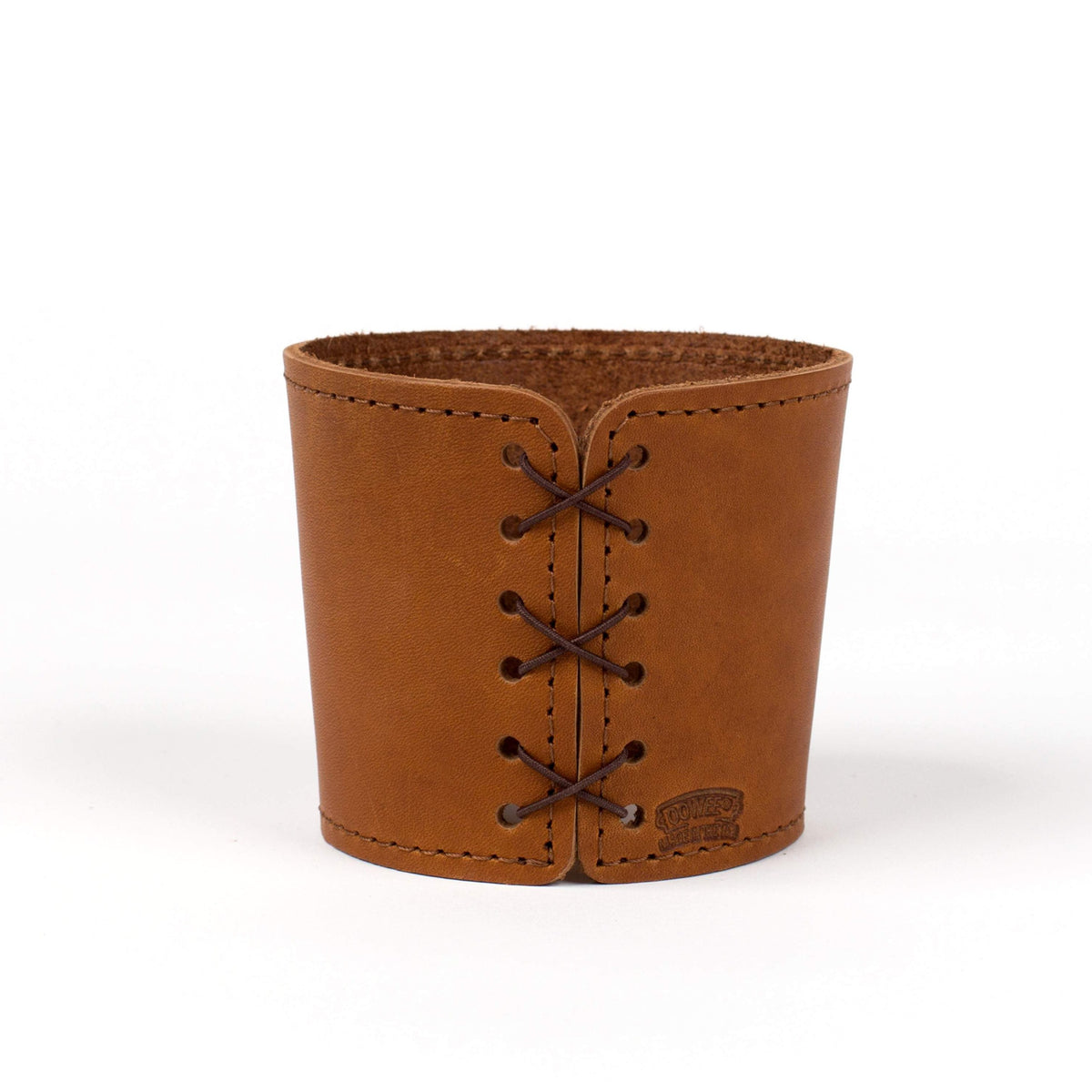 High Ball Glasses with Leather Wrap