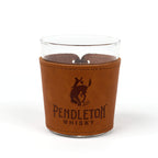 High Ball Glasses with Leather Wrap