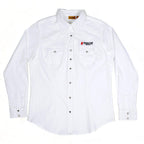 Womens White Wrangler Button Down Shirt