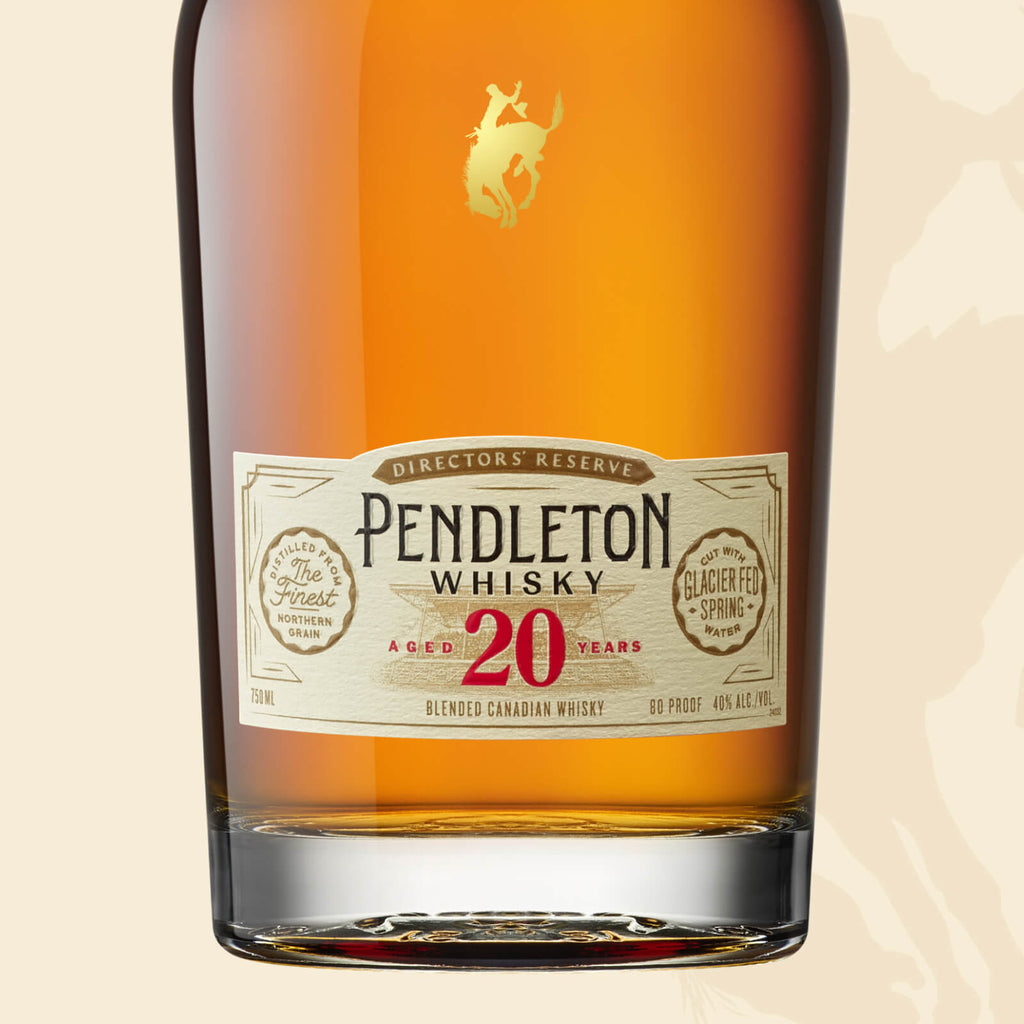 Directors’ Reserve is aged 20 years in American oak barrels and cut with pure glacier-fed spring water from Oregon’s Mt. Hood