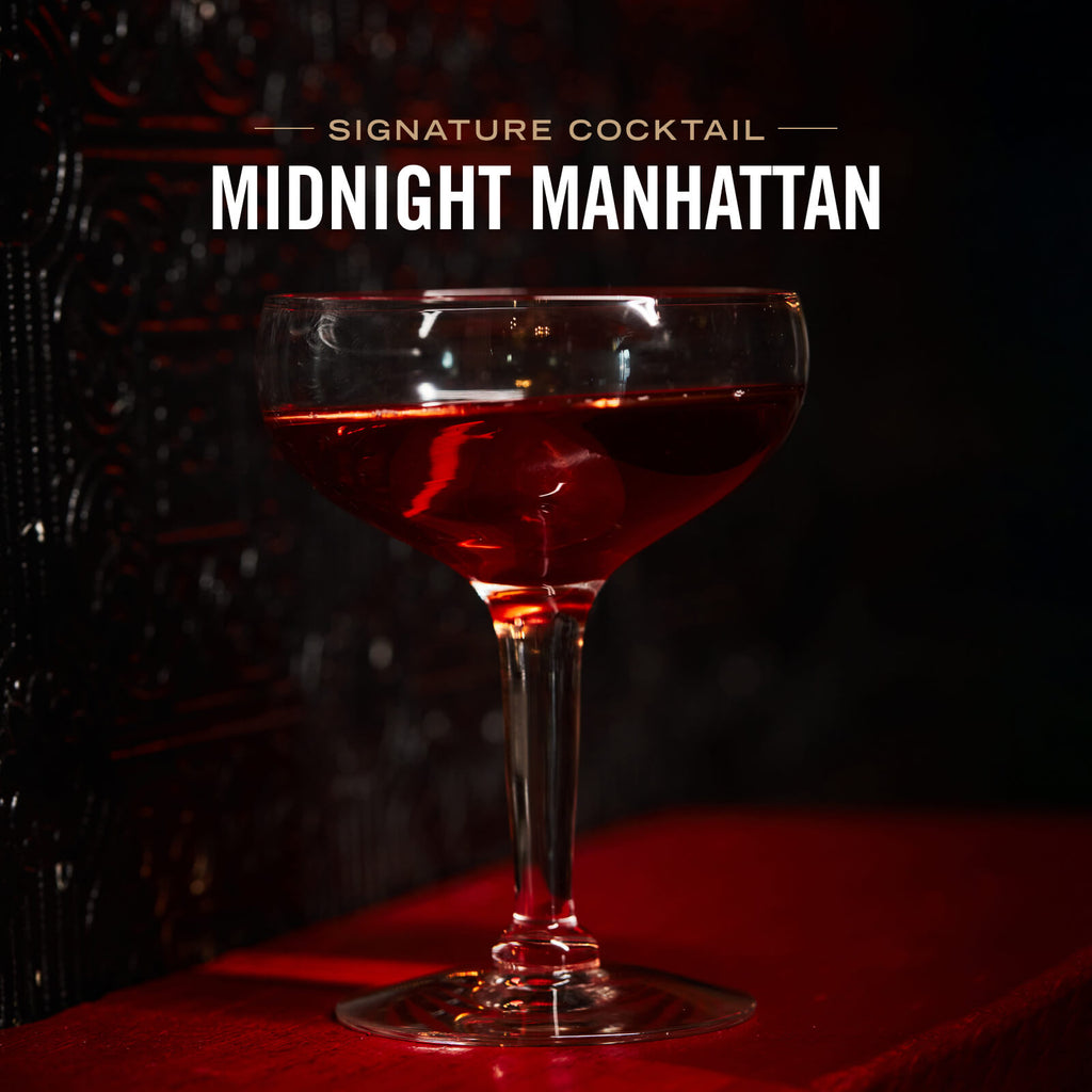 Midnight Manhattan Whiskey Cocktail is the signtaure cocktail of Pendleton Whisky Midnight