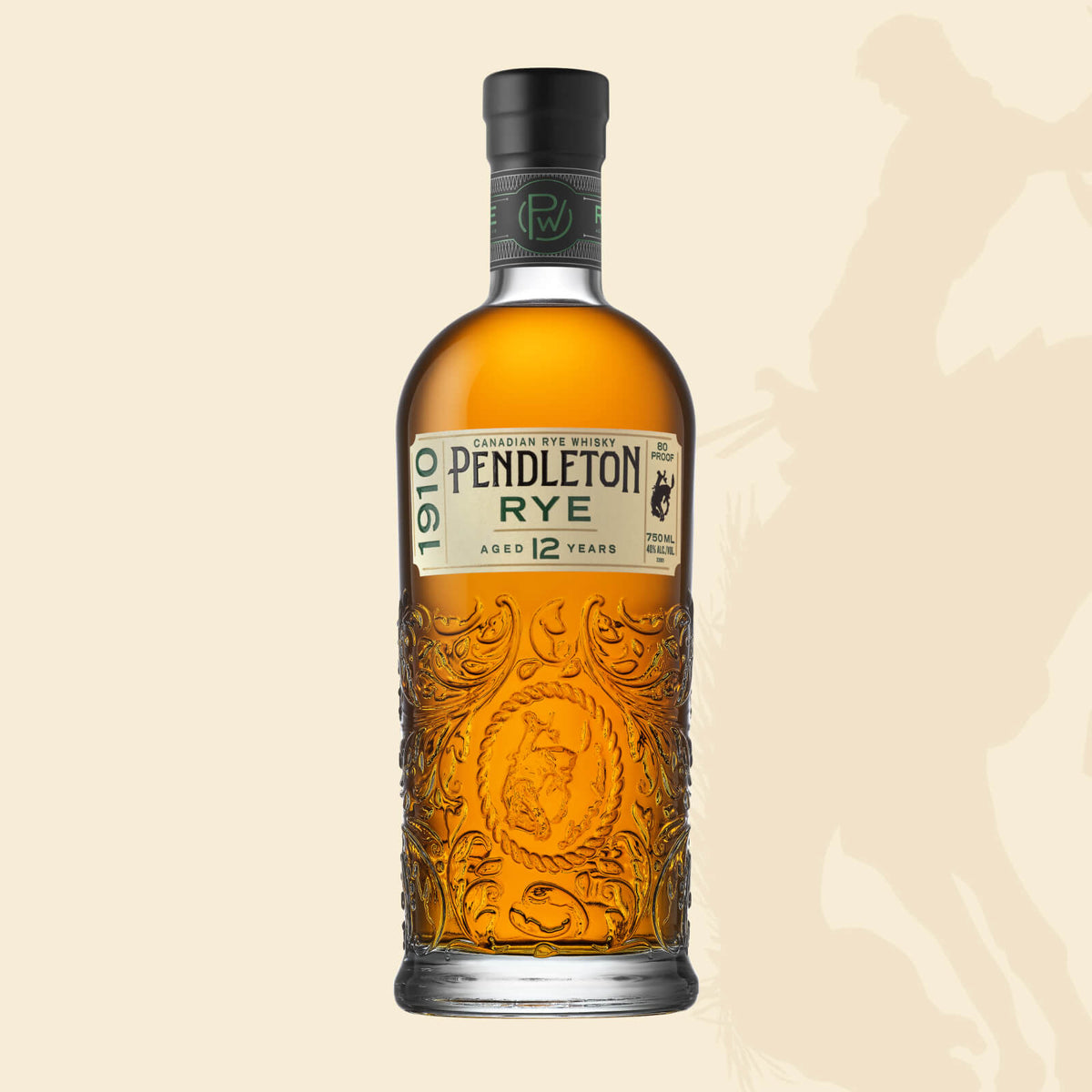 Bottle of Pendleton Whisky 1910 Rye